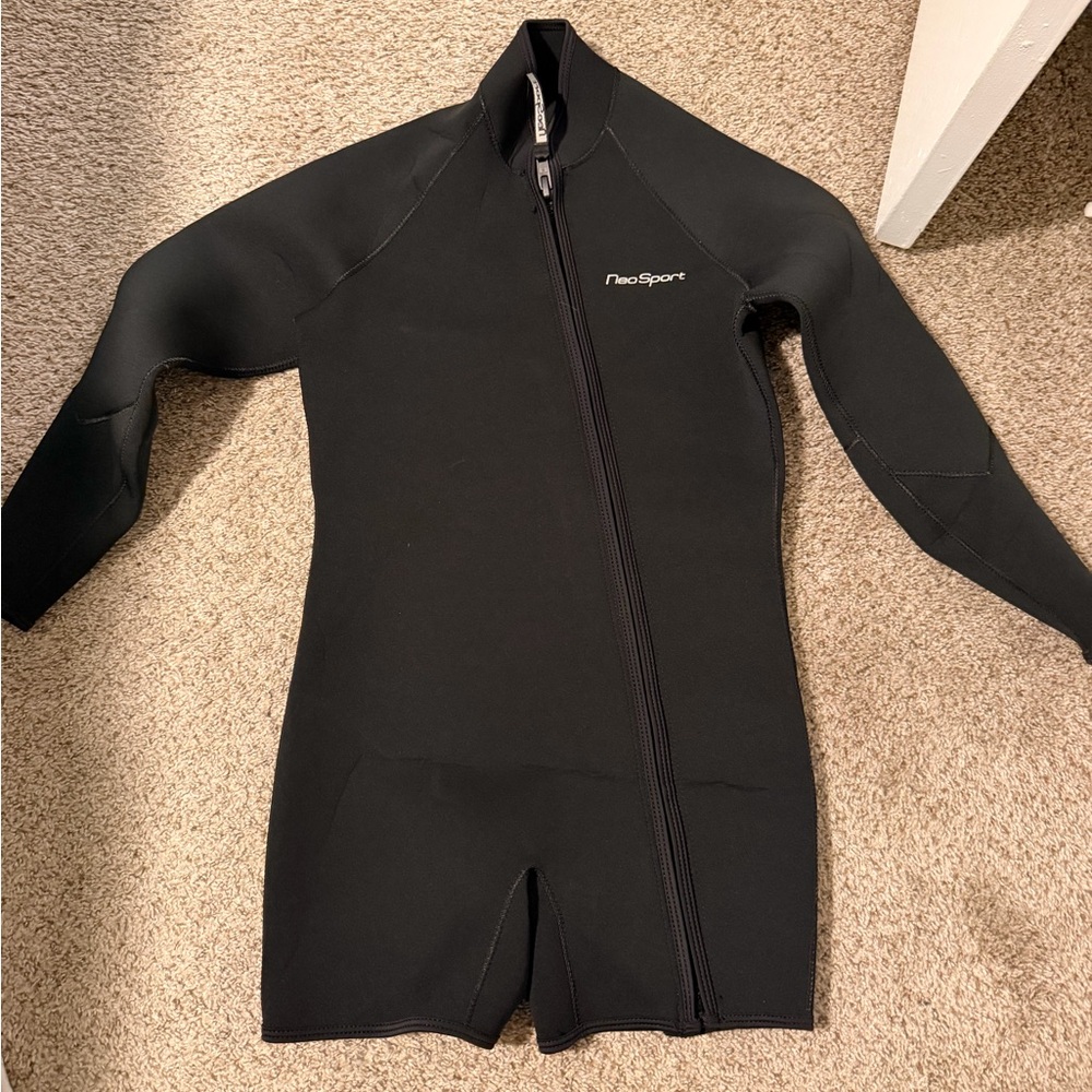NeoSport Men's Black Shortie Wetsuit - Picture 2 of 4